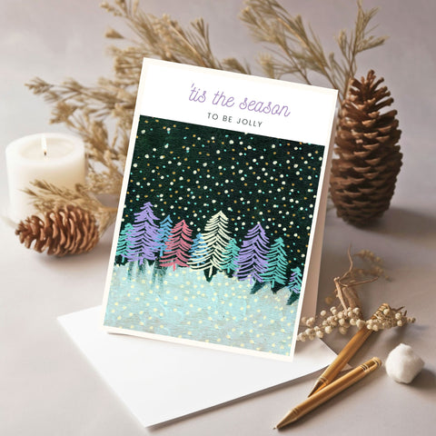 'Tis the Season to be Jolly - 5x7 Notecard