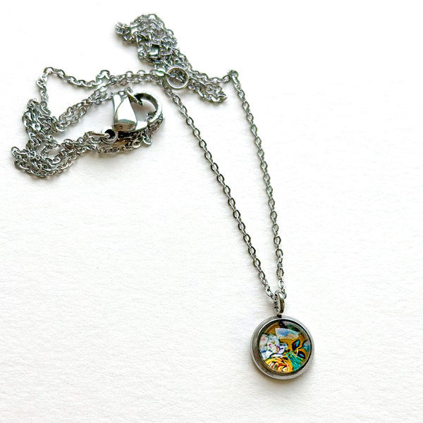 Dainty Necklace - Vintage Floral