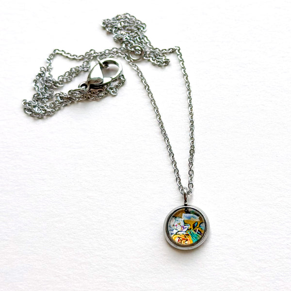 Dainty Necklace - Vintage Floral
