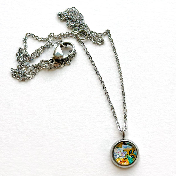 Dainty Necklace - Vintage Floral