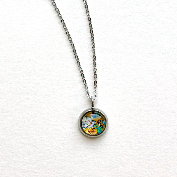 Dainty Necklace - Vintage Floral
