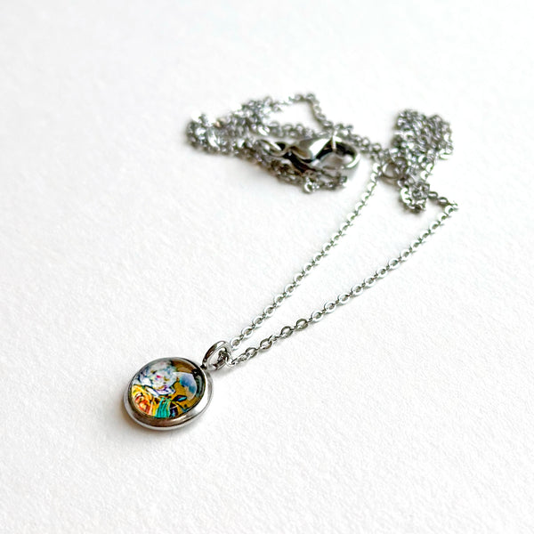 Dainty Necklace - Vintage Floral