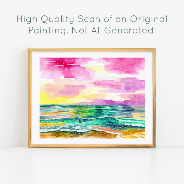 Watercolor Ocean I