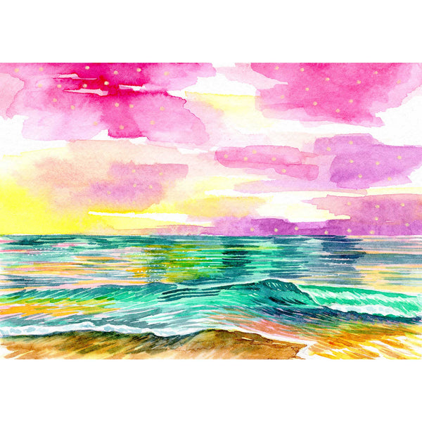 Watercolor Ocean I