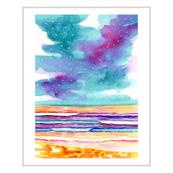 Watercolor Ocean II