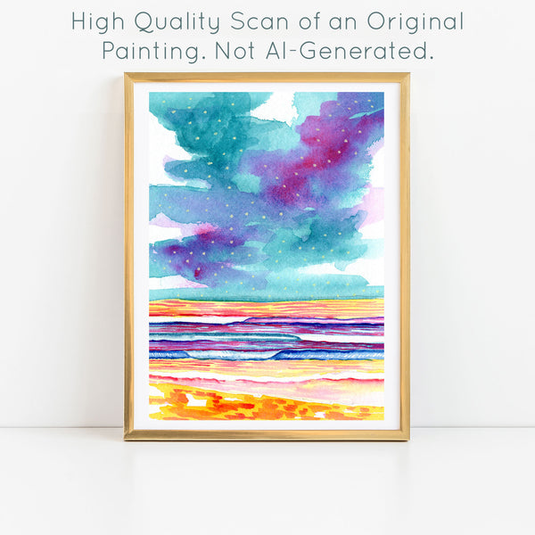 Watercolor Ocean II