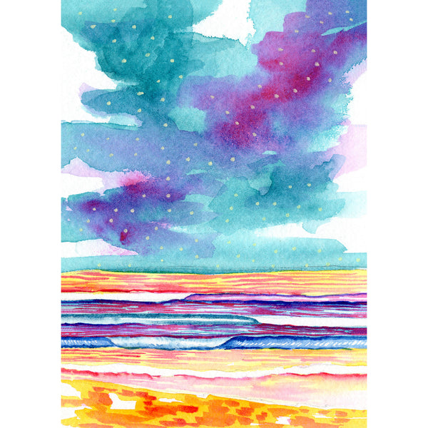 Watercolor Ocean II