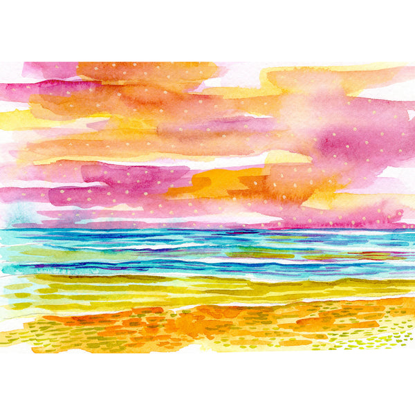 Watercolor Ocean IV