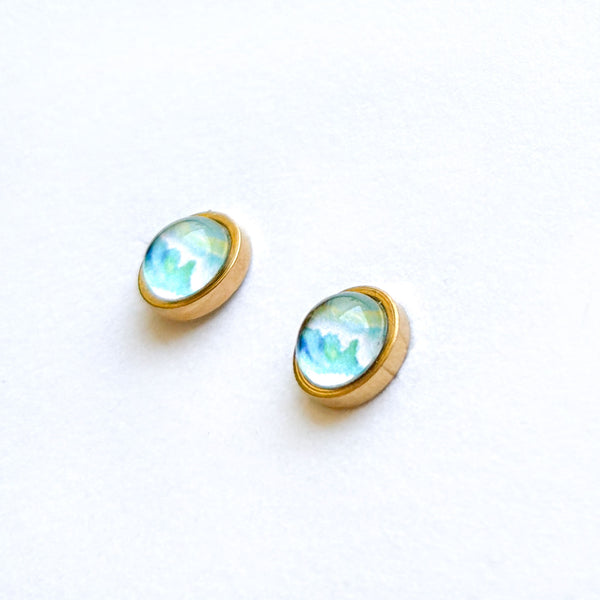 Wave 2.8 - Stainless Steel Stud Earrings
