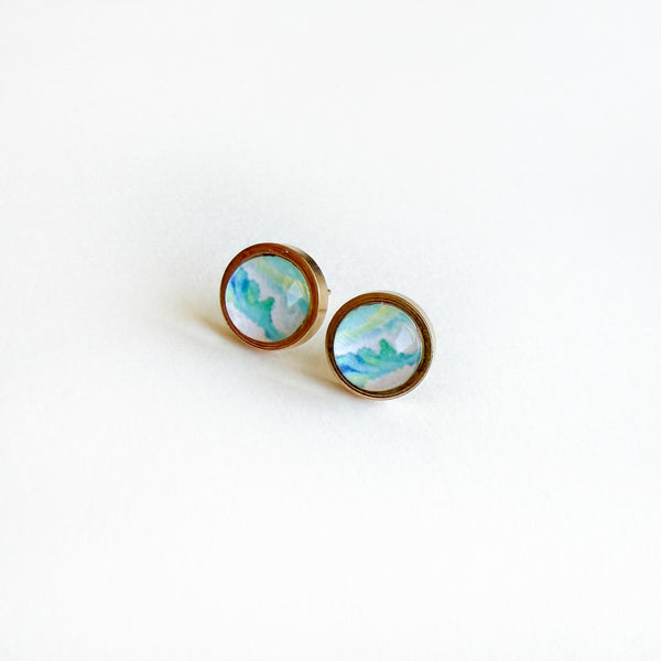 Wave 2.8 - Stainless Steel Stud Earrings