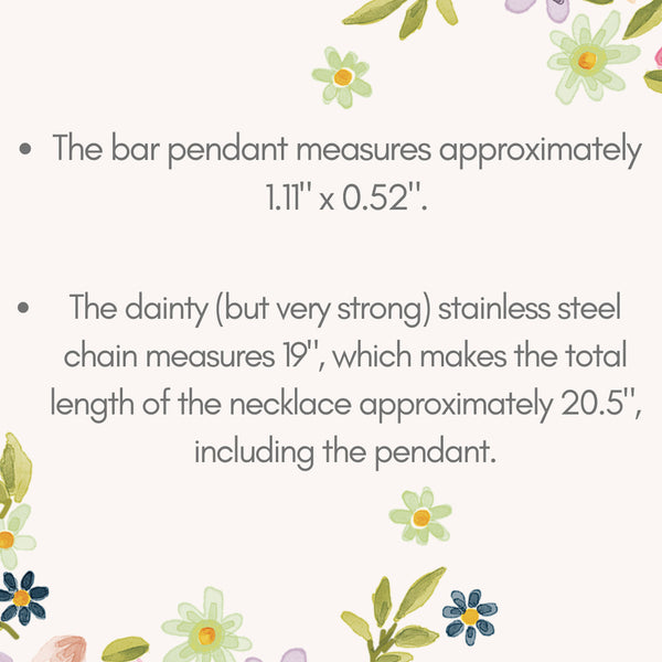 La Ola 1.1 - Bar Necklace