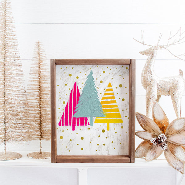 Christmas Trees - Art Print
