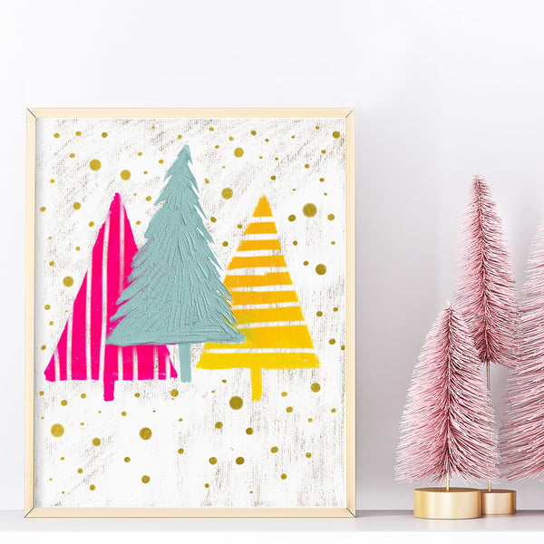 Christmas Trees - Art Print