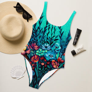 Evening Floral - One Piece Swimsuit