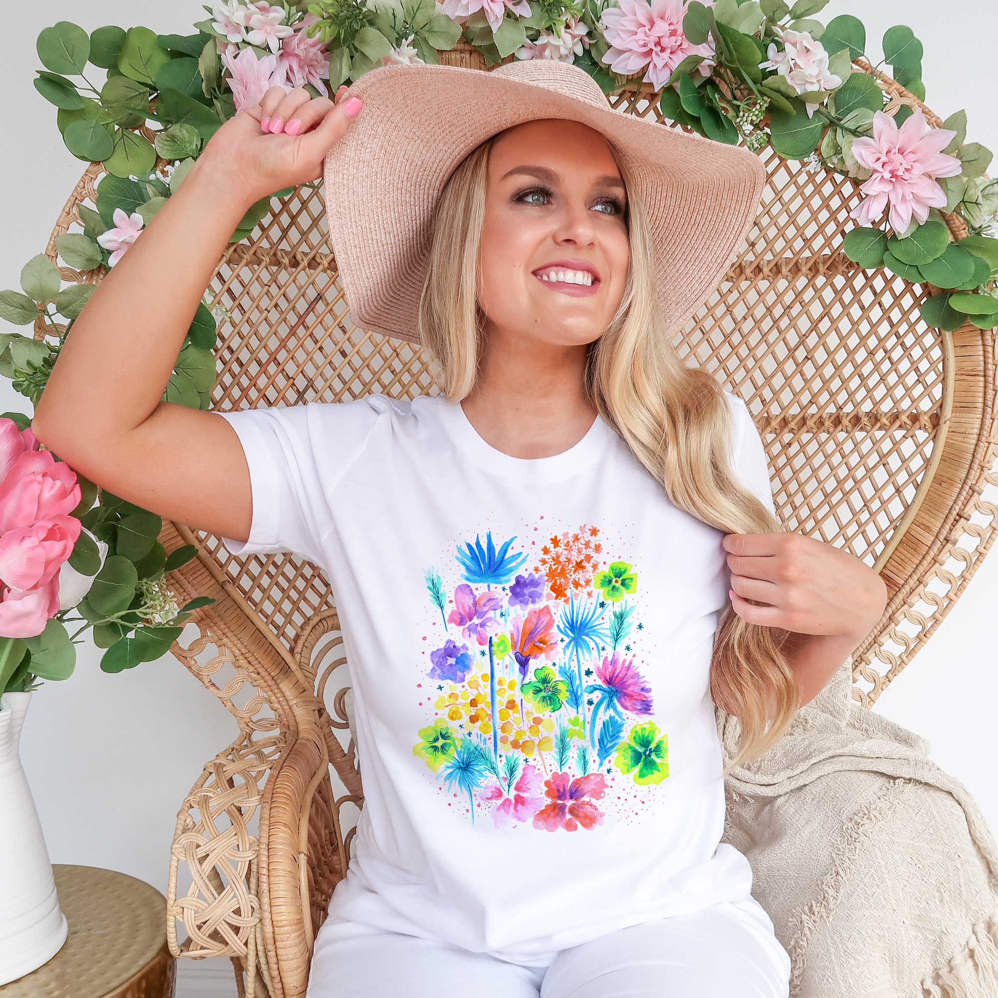Floral XVI - UNISEX Bella + Canvas Short Sleeve T-Shirt