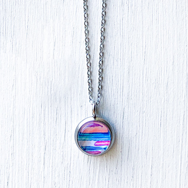 Dainty Necklace - Graphic Seascape III