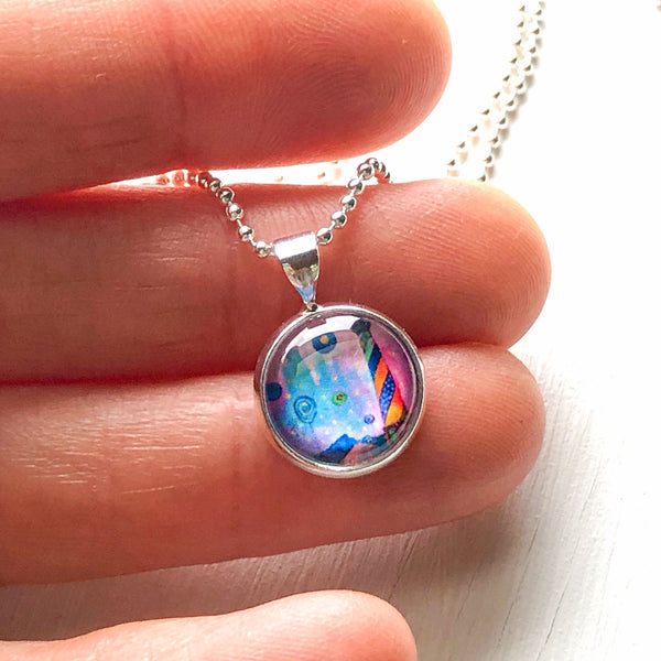 Lighthouse II - Small Round Necklace