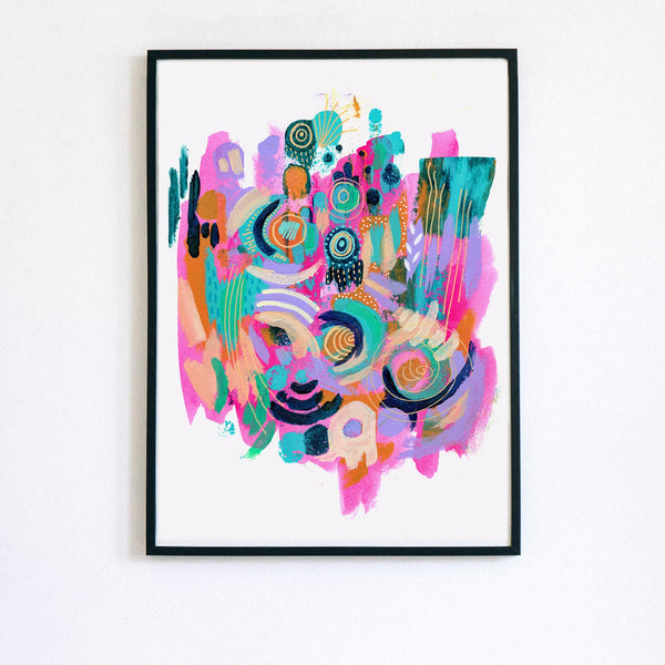 Pink Abstract - Large Print
