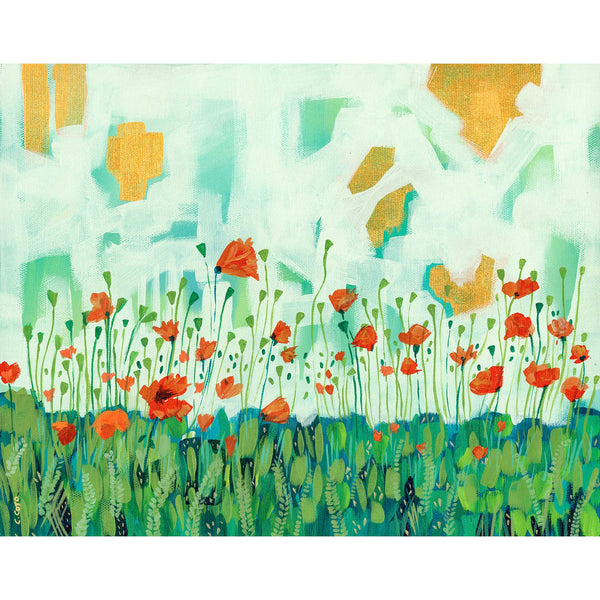 Poppies Field - Large Print