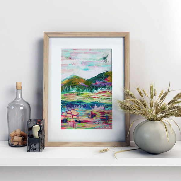 Rainbow Meadow - Large Print