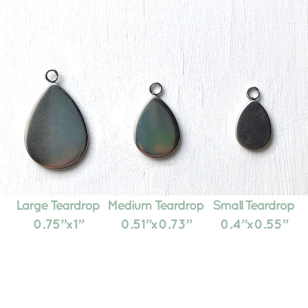 Turquoise Waters - Stainless Steel Earrings