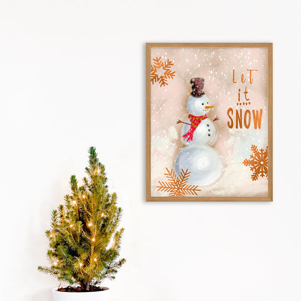 Snowman - Art Print