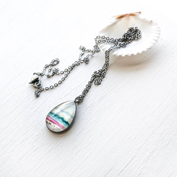 There is Always You - Stainless Steel Teardrop Necklace or Set