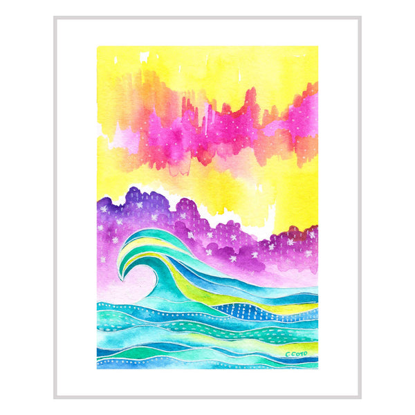Vibrant Seascape