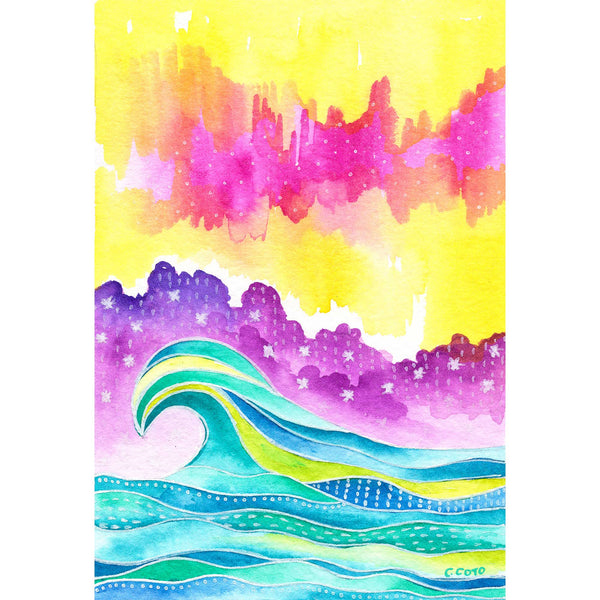 Vibrant Seascape