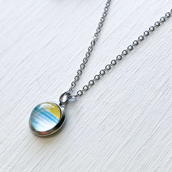 Dainty Necklace - Watercolor Lines I