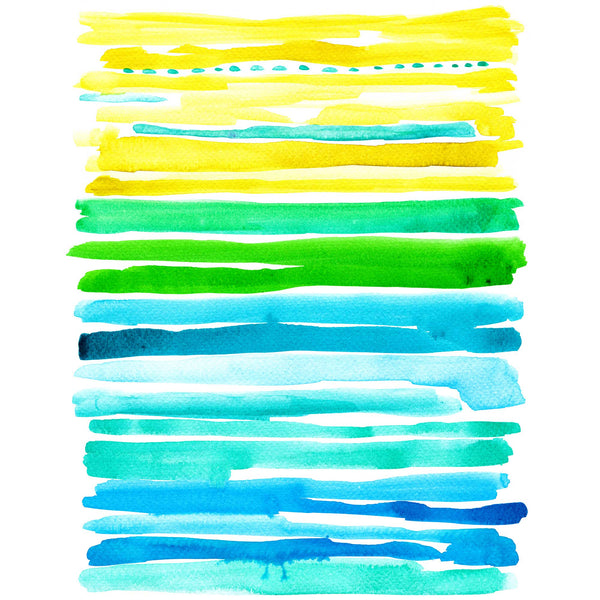Watercolor Lines I